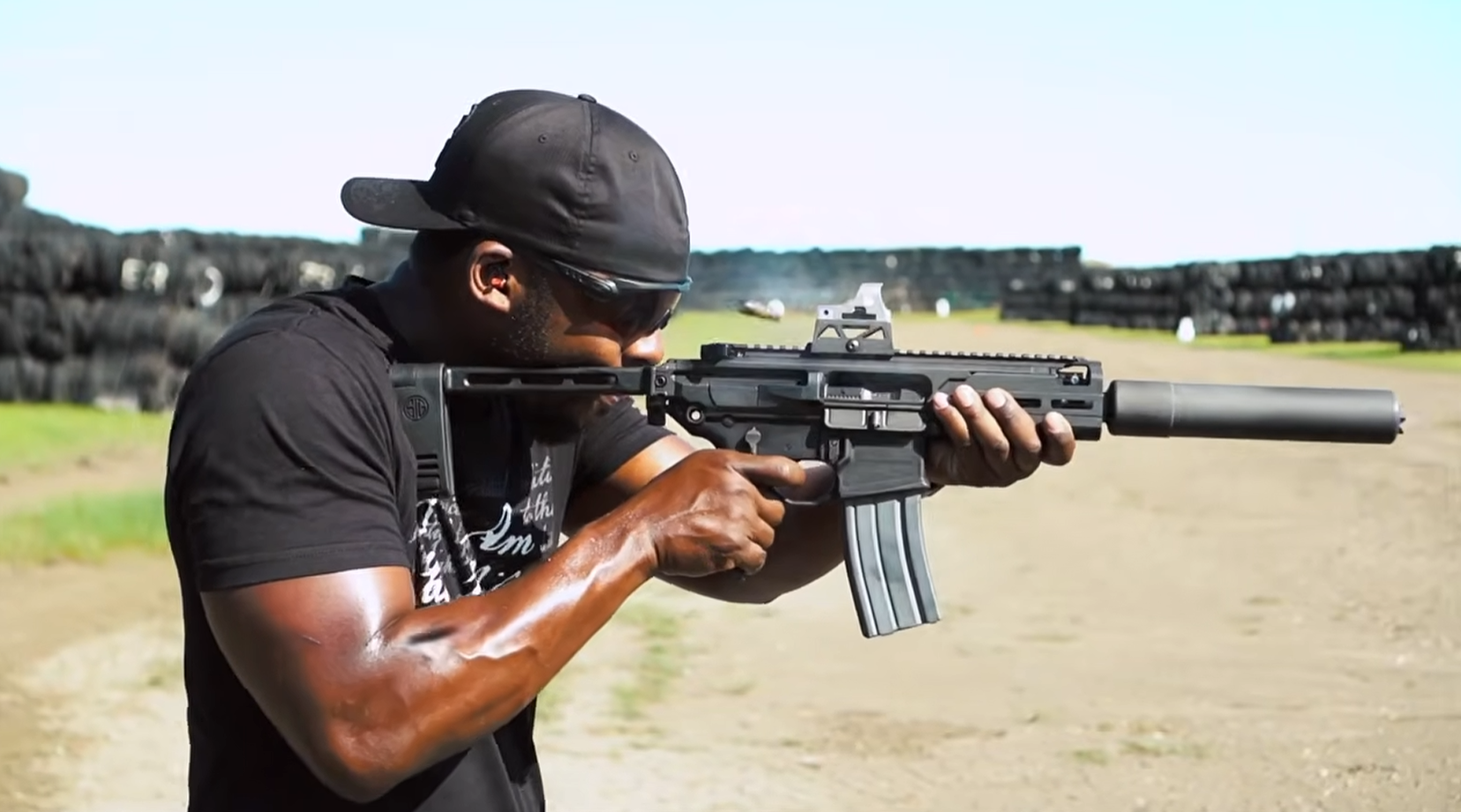 Colion Noir shooting suppressed SIG Rattler