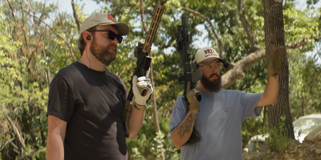 FRT rifle shooting stance demonstration